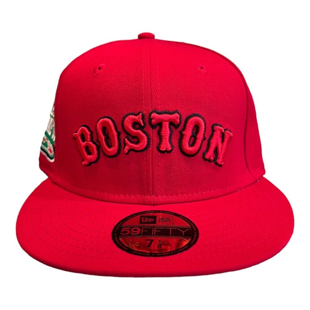 New Era Boston Red Sox 59FIFTY Fitted Hat Cap Red 1999 All Star Game Patch - Picture 4 of 9